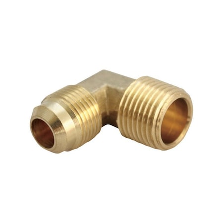 5/16 In. Flare X 1/4 In. D MPT Brass 90 Degree Elbow